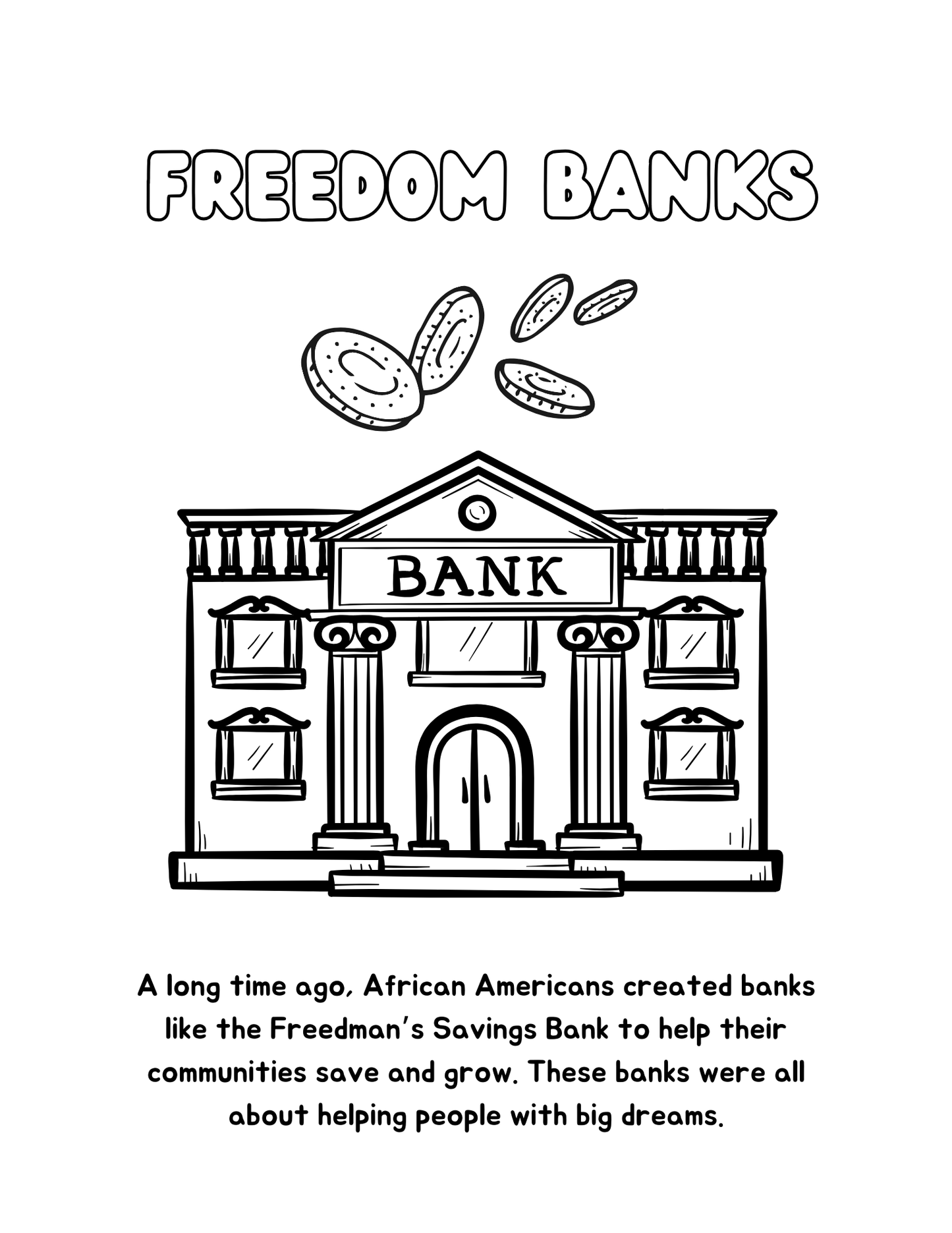 Financial Literacy for Every Child**Saving Money** Coloring Activity Book!