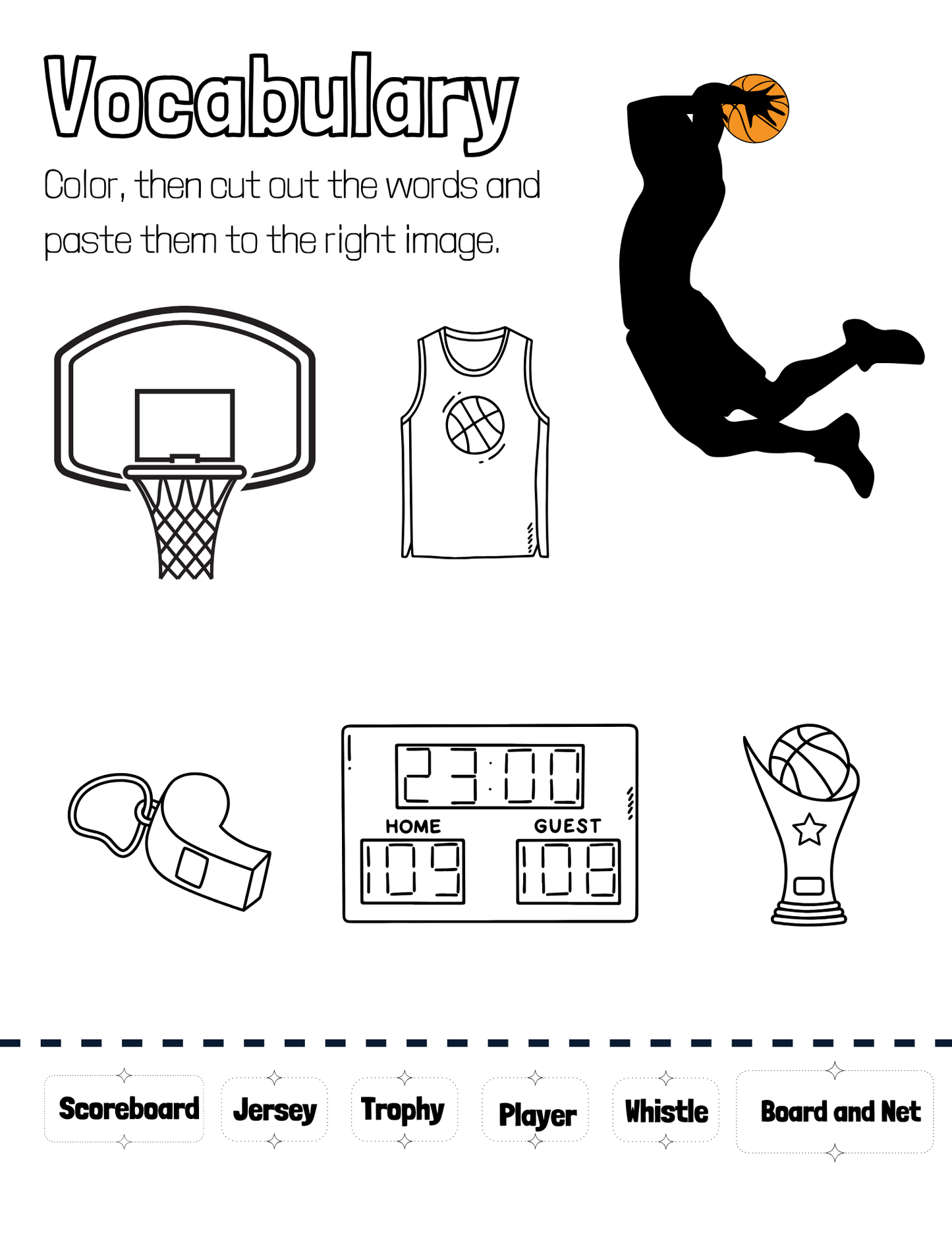 Dribble & Dream Coloring Activity Book For Boys Ages 2+