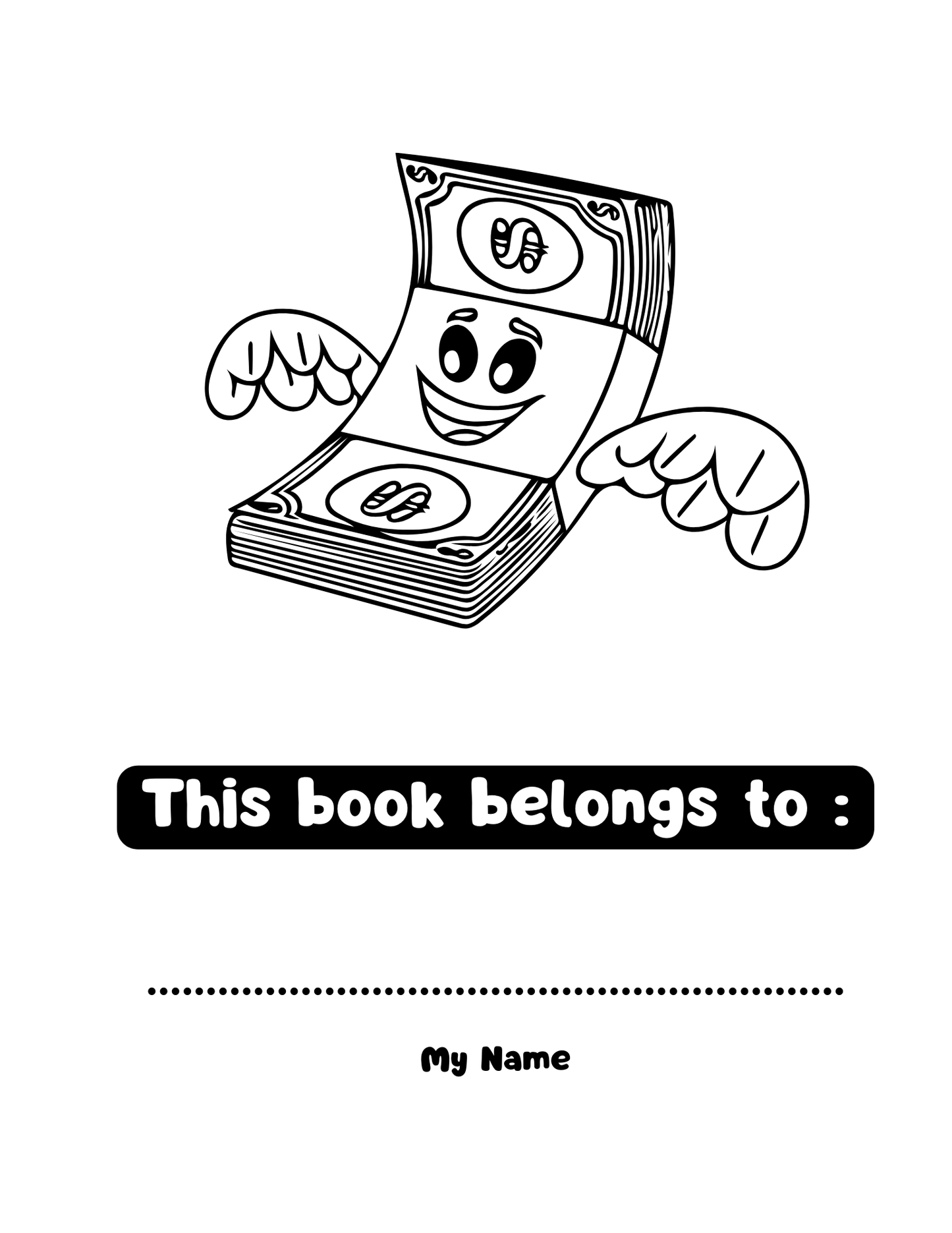 Financial Literacy for Every Child**Saving Money** Coloring Activity Book!
