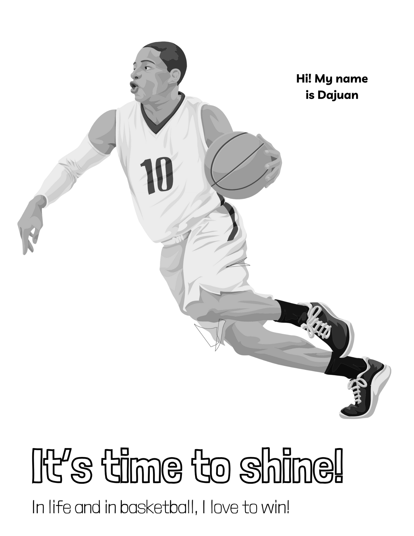Dribble & Dream Coloring Activity Book For Boys Ages 2+