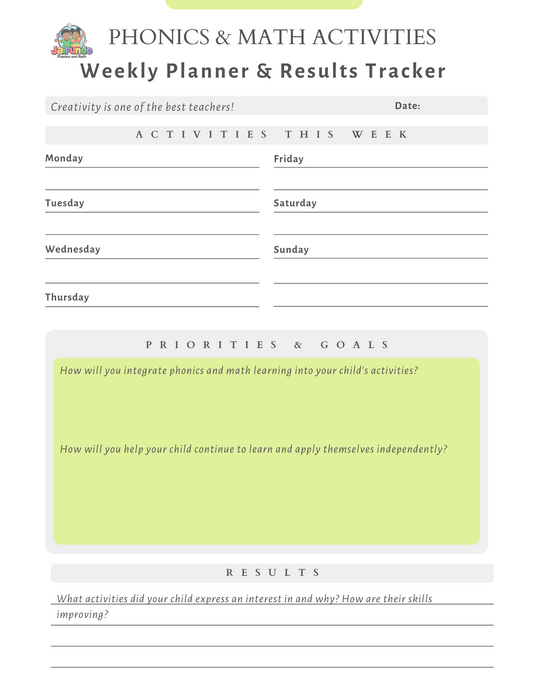 Tracking your child's academic growth is fun and effective!