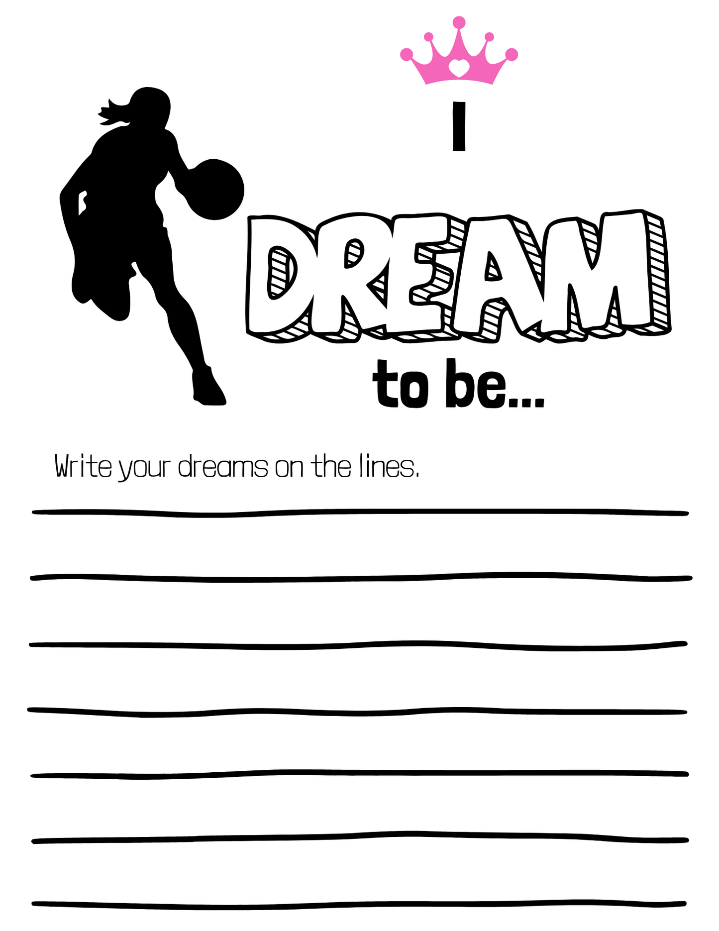 **UPDATED**Dribble & Dream Girls' Coloring Activity Book for Ages 2+