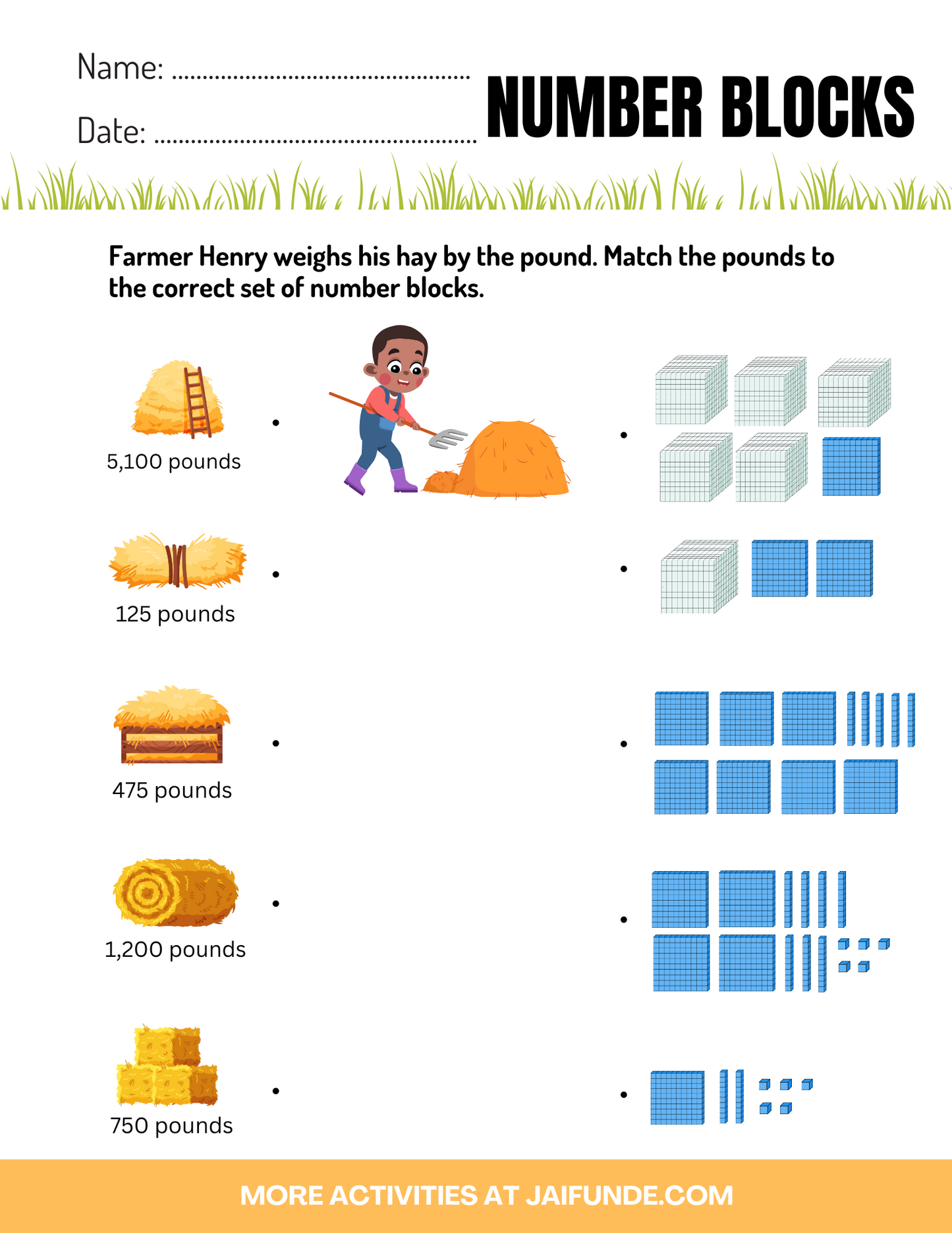 Farmer Math Adventure For Ages 3+