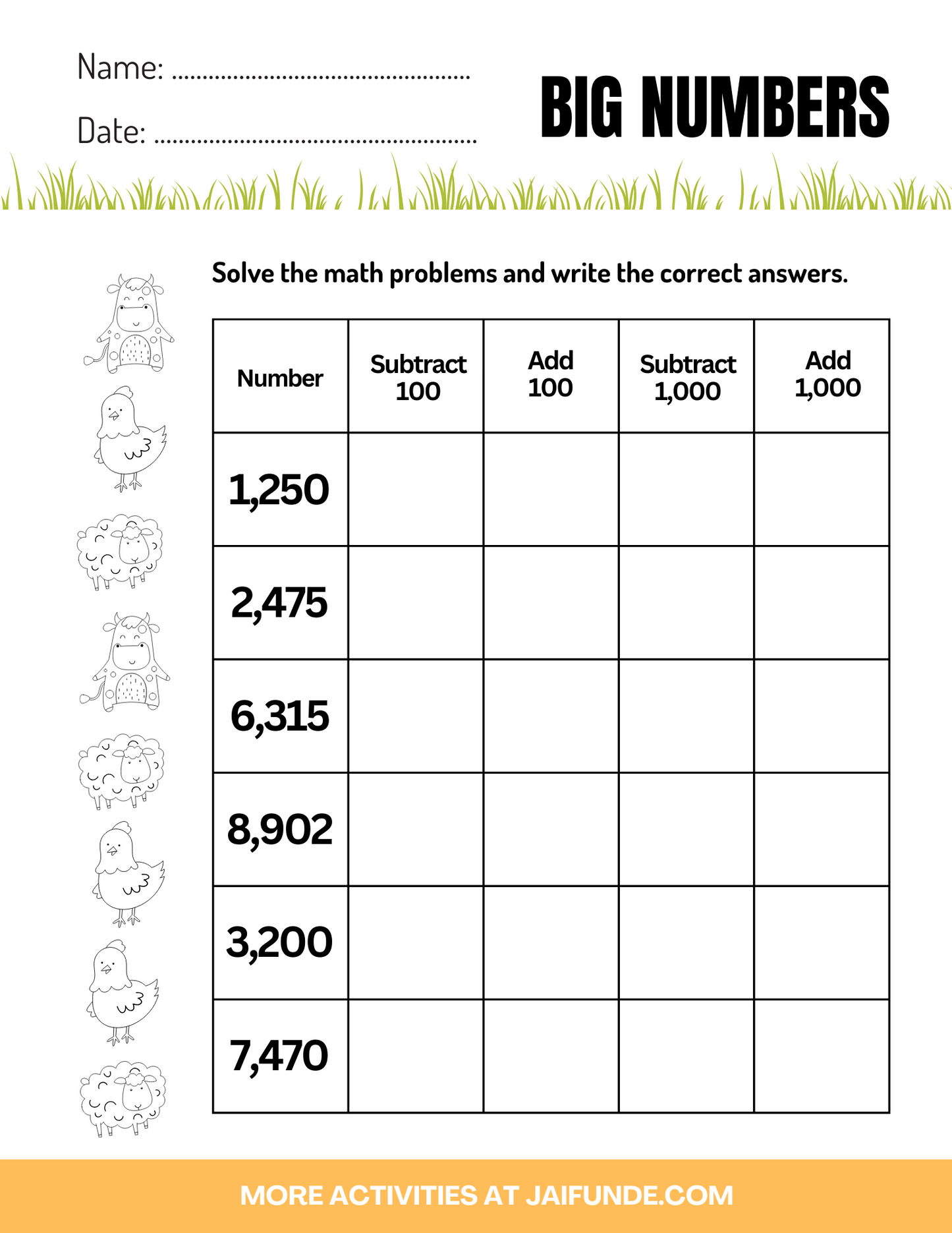 Farmer Math Adventure For Ages 3+