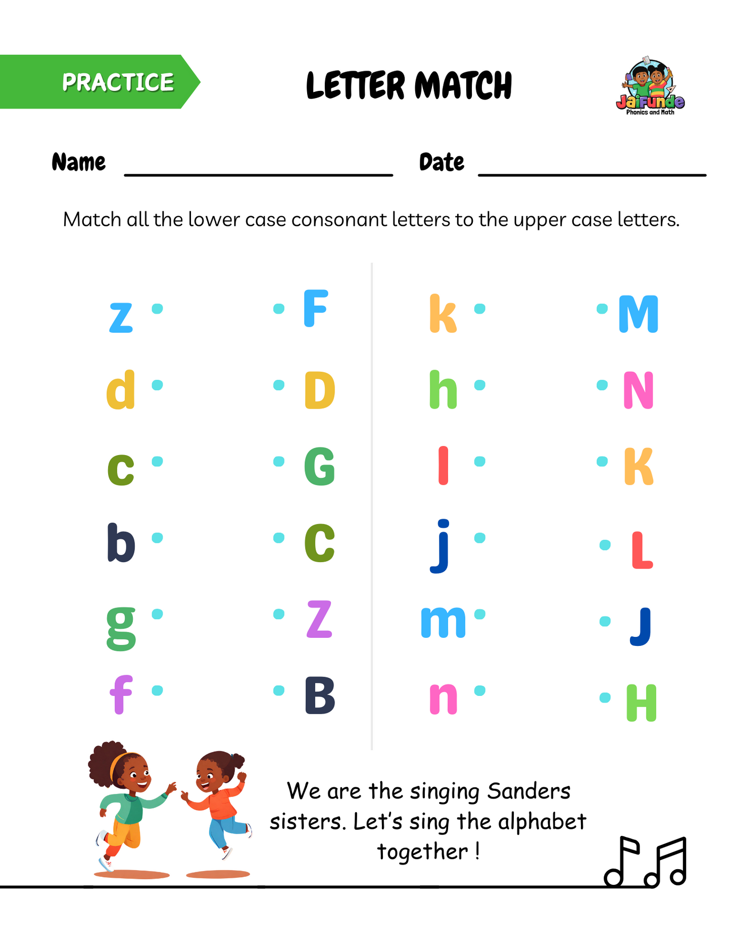 STEP 1: Consonant Mastery Workbook! *** Teach Me How To Read With ABC Beats