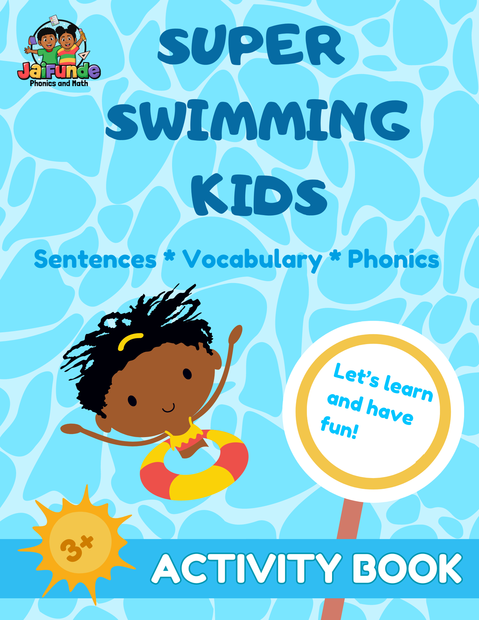 Super Swimming Kids Reading Skills Adventure, 15+ Pages of Fun – My Store
