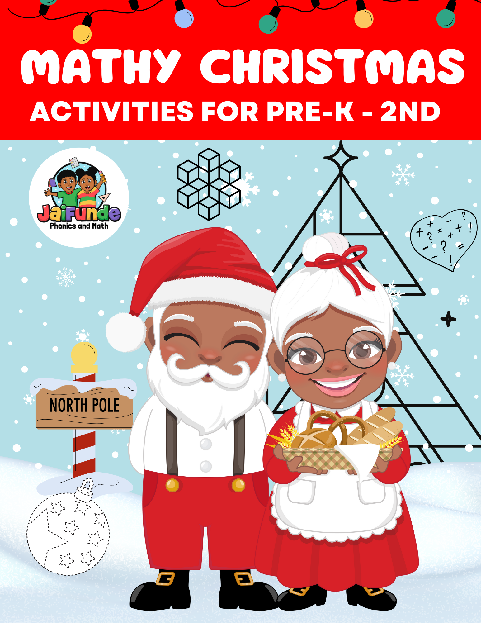 Mathy Christmas to You! Activity Book for Pre-K to 2nd Grade! – My Store