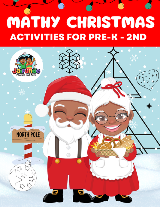 Mathy Christmas to You! Activity Book for Pre-K to 2nd Grade!