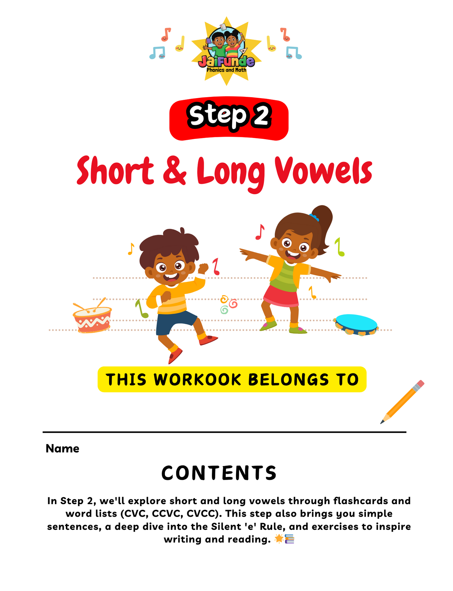 STEP 2: Vowels Mastery Workbook! *** ABC BEATS Reading & Writing System