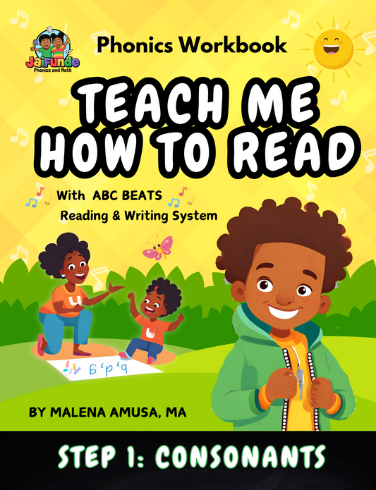 STEP 1: Consonant Mastery Workbook! *** Teach Me How To Read With ABC Beats