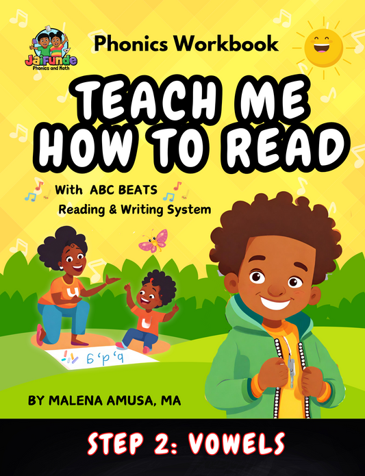 STEP 2: Vowels Mastery Workbook! *** ABC BEATS Reading & Writing System