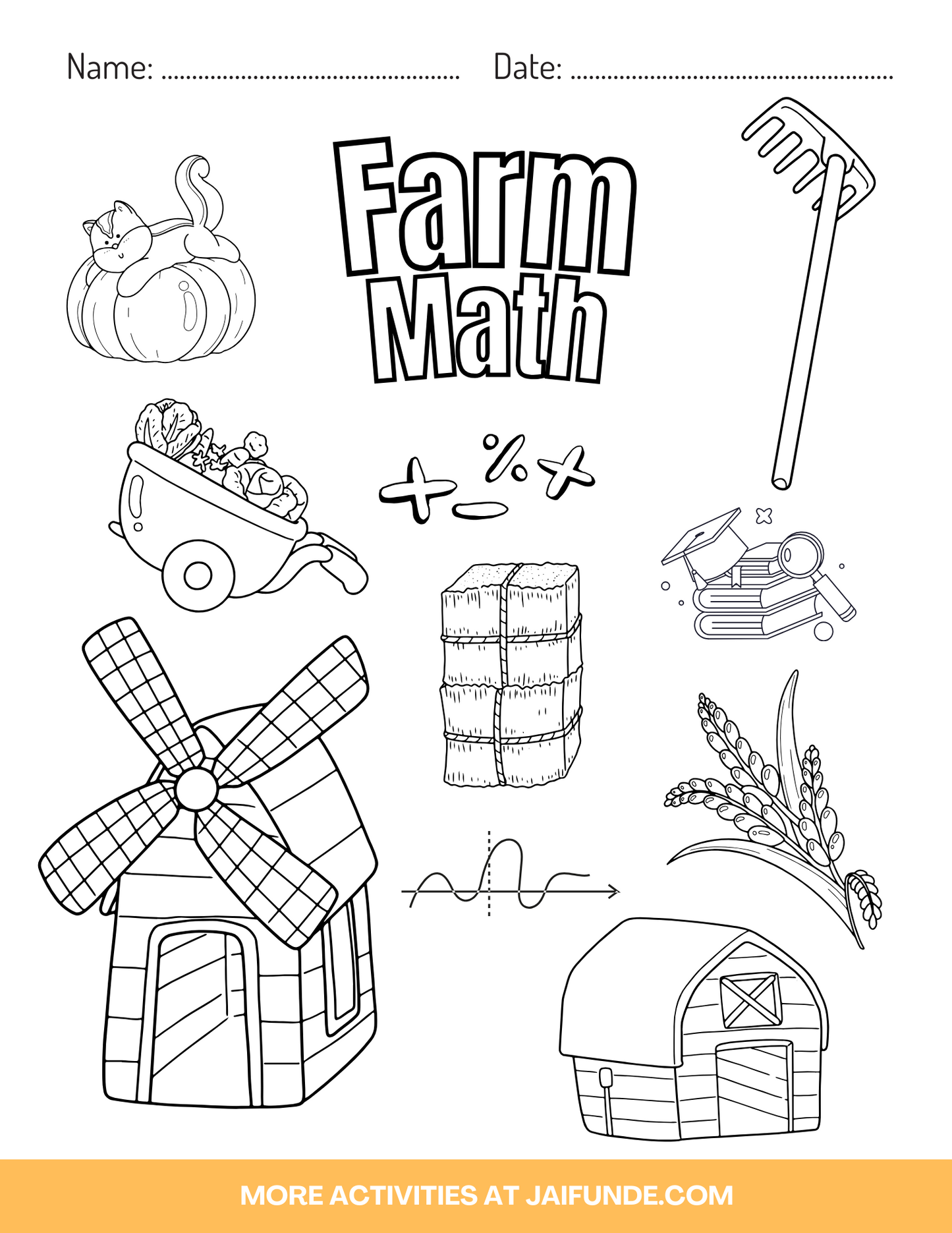 Farmer Math Adventure For Ages 3+