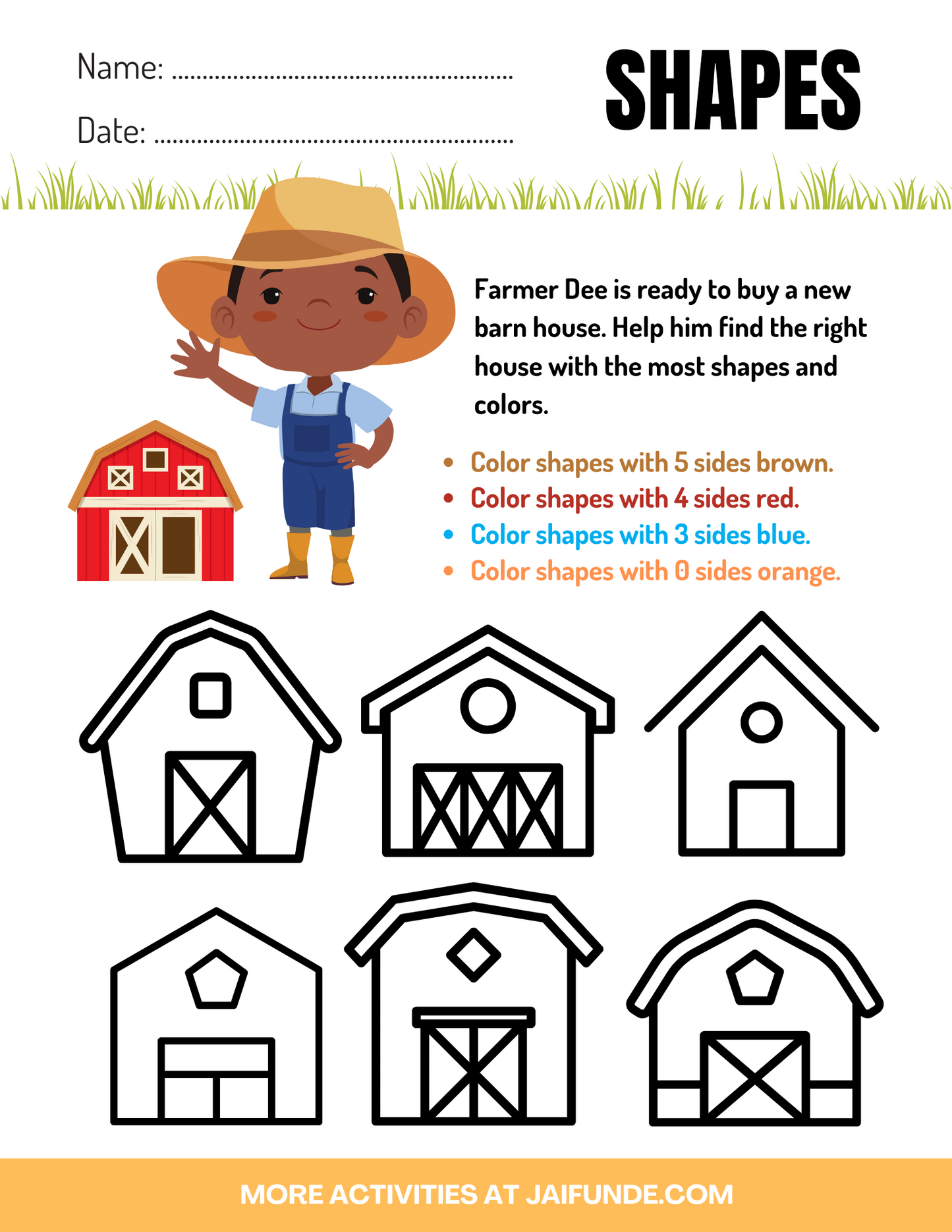 Farmer Math Adventure For Ages 3+