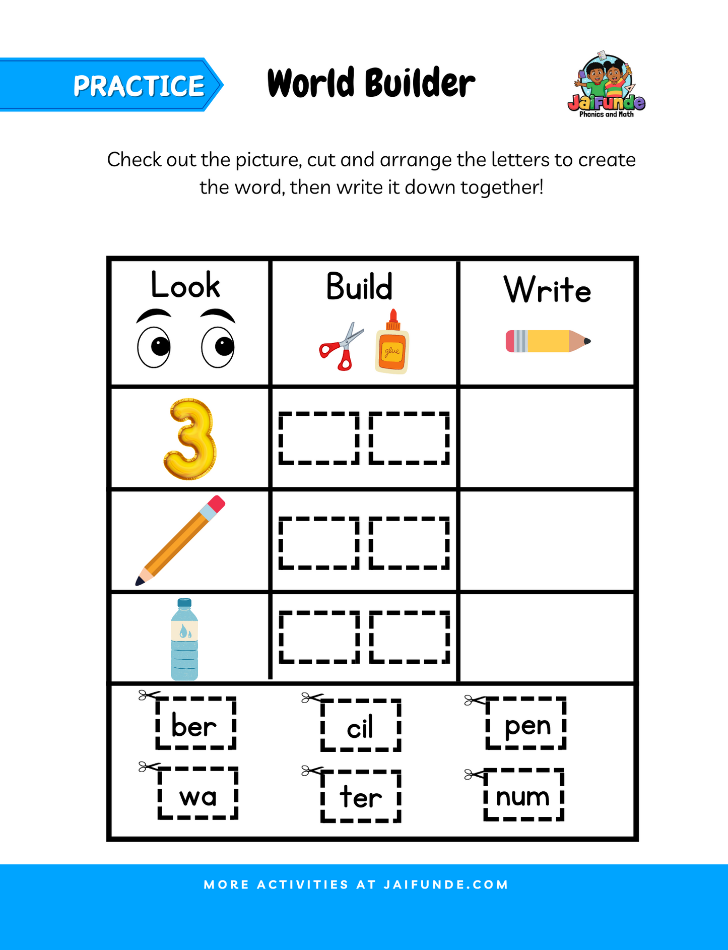 STEP 3: Letter Blends Mastery Workbook! *** ABC BEATS Reading & Writing System