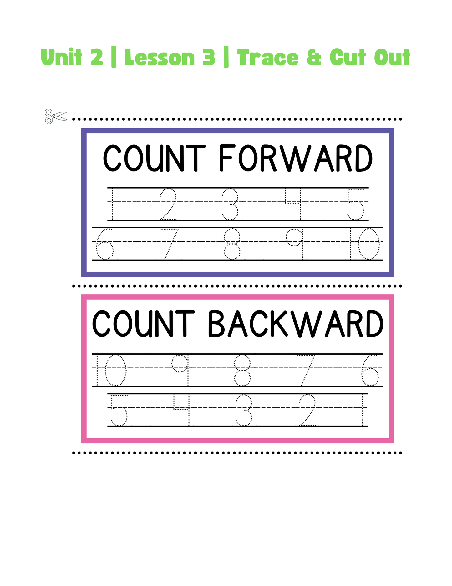 Counting Numbers 0- 10 & Beyond Workbook (85 Pages) | Universal PreK - K Counting Skills 🌠