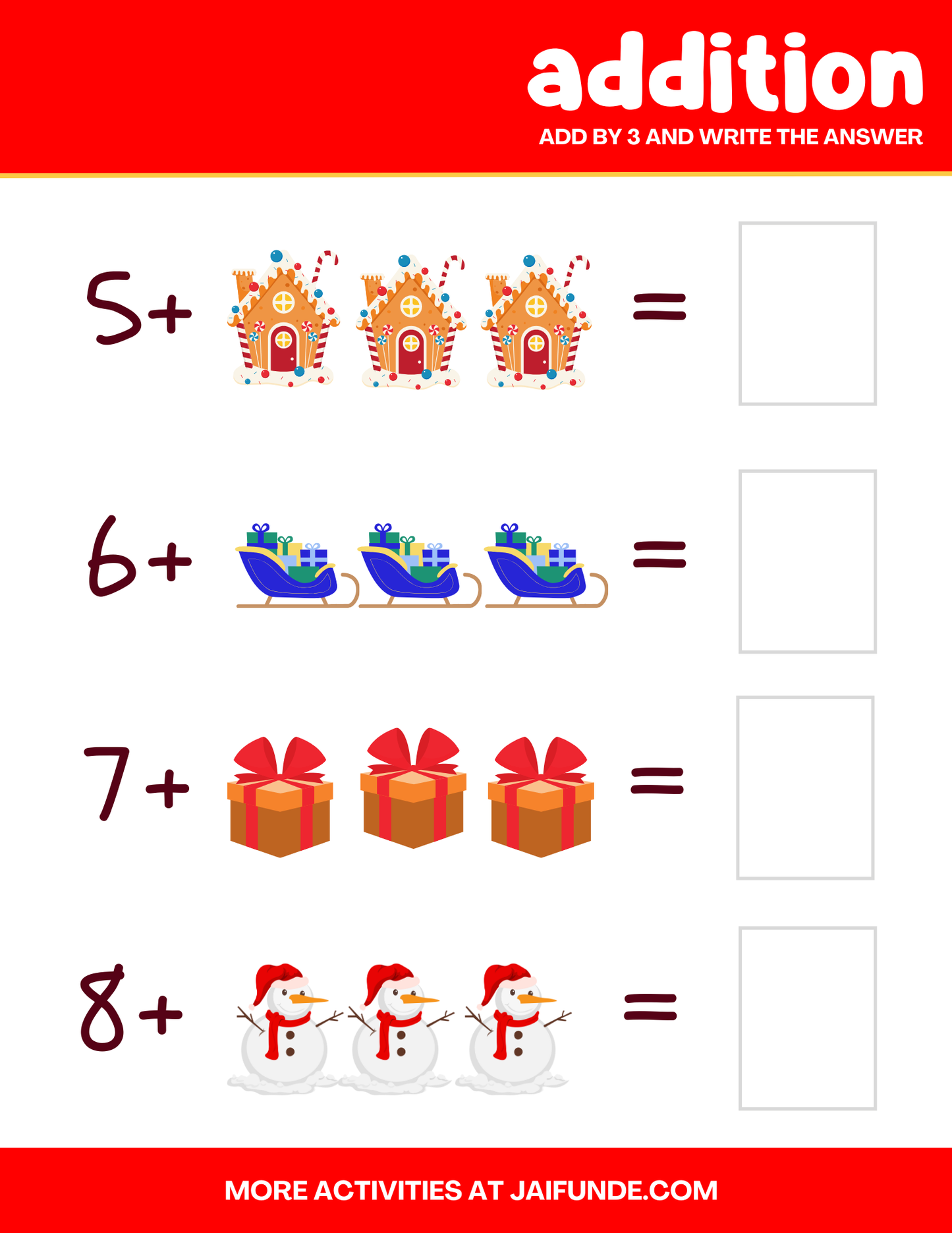 Mathy Christmas to You! Activity Book for Pre-K to 2nd Grade!