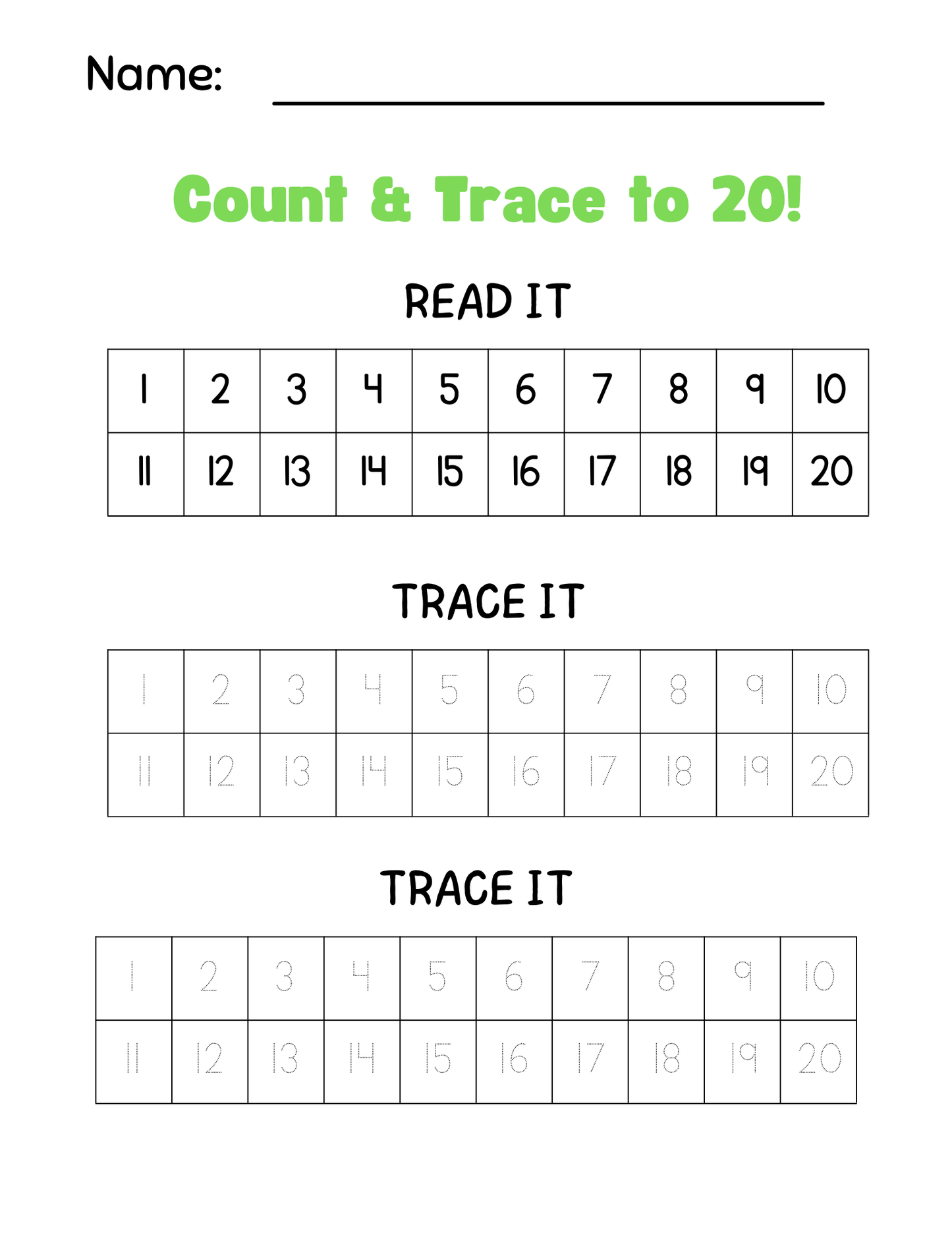 Counting Numbers 0- 10 & Beyond Workbook (85 Pages) | Universal PreK - K Counting Skills 🌠