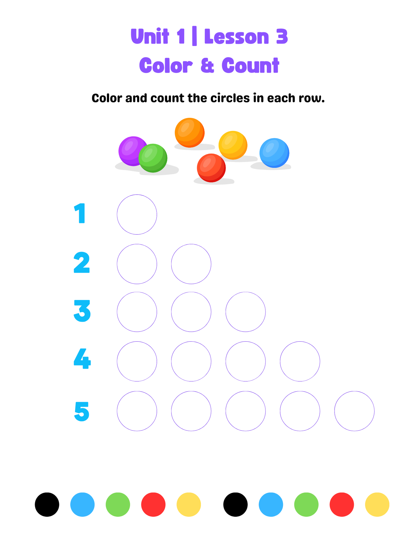 Counting Numbers 0- 10 & Beyond Workbook (85 Pages) | Universal PreK - K Counting Skills 🌠